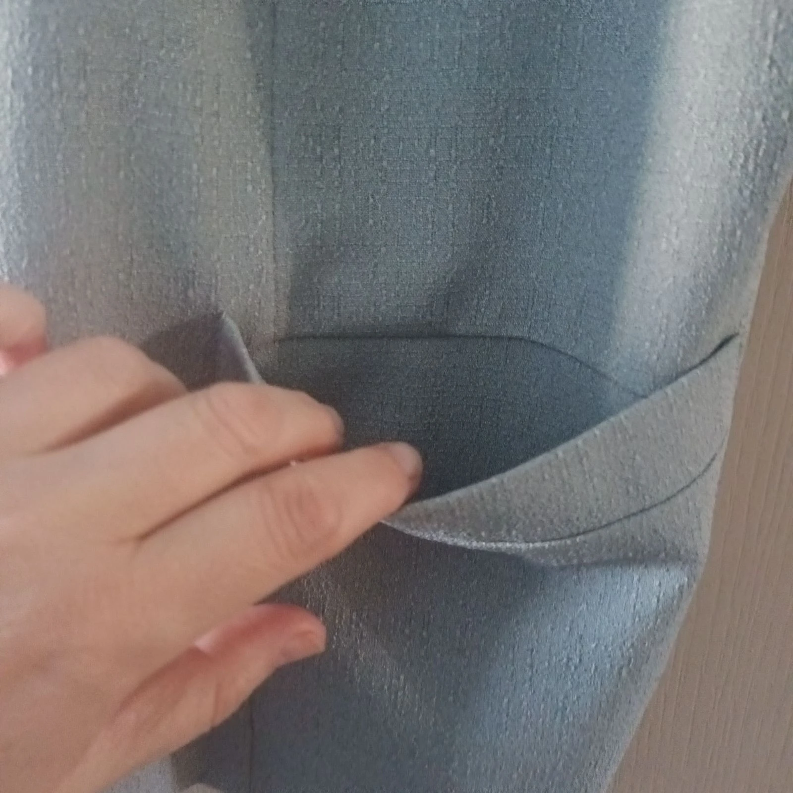 Pastel grijze blauwe blazer maat 52 – photo 9